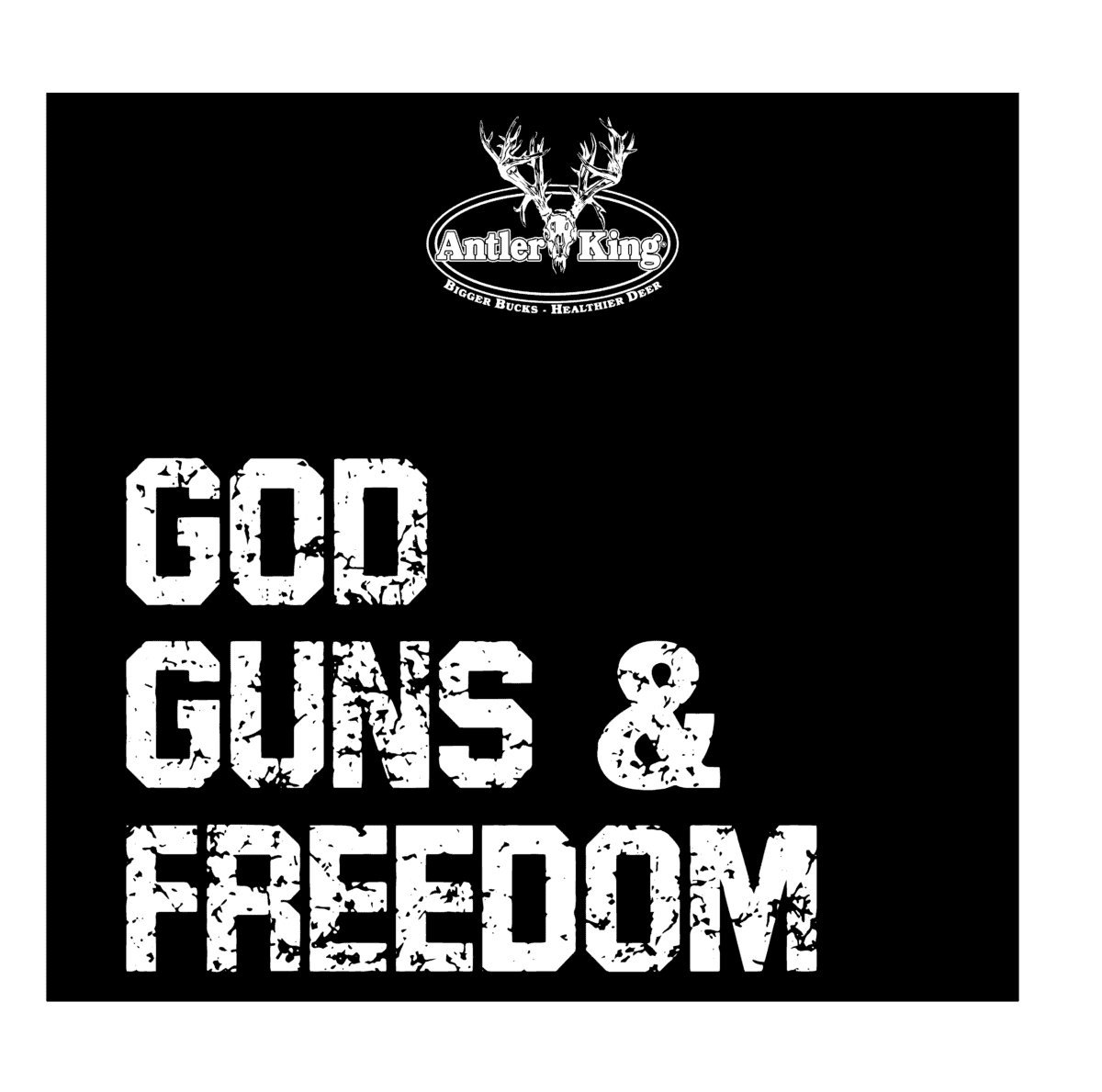 Antler King Brand God, Guns, & Freedom Long Sleeve Shirt