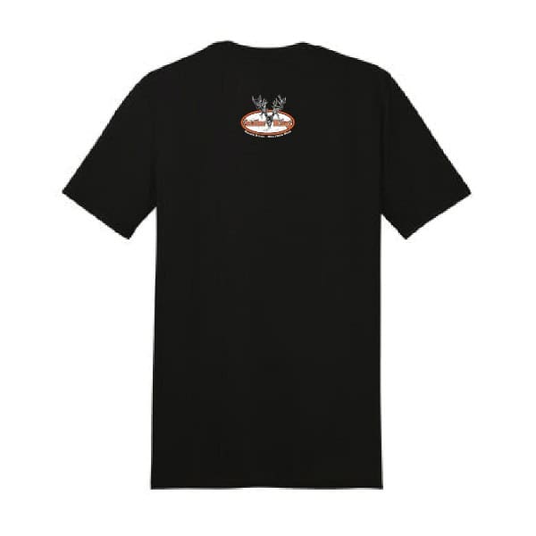 Distressed Black Antler King Logo Shirt.