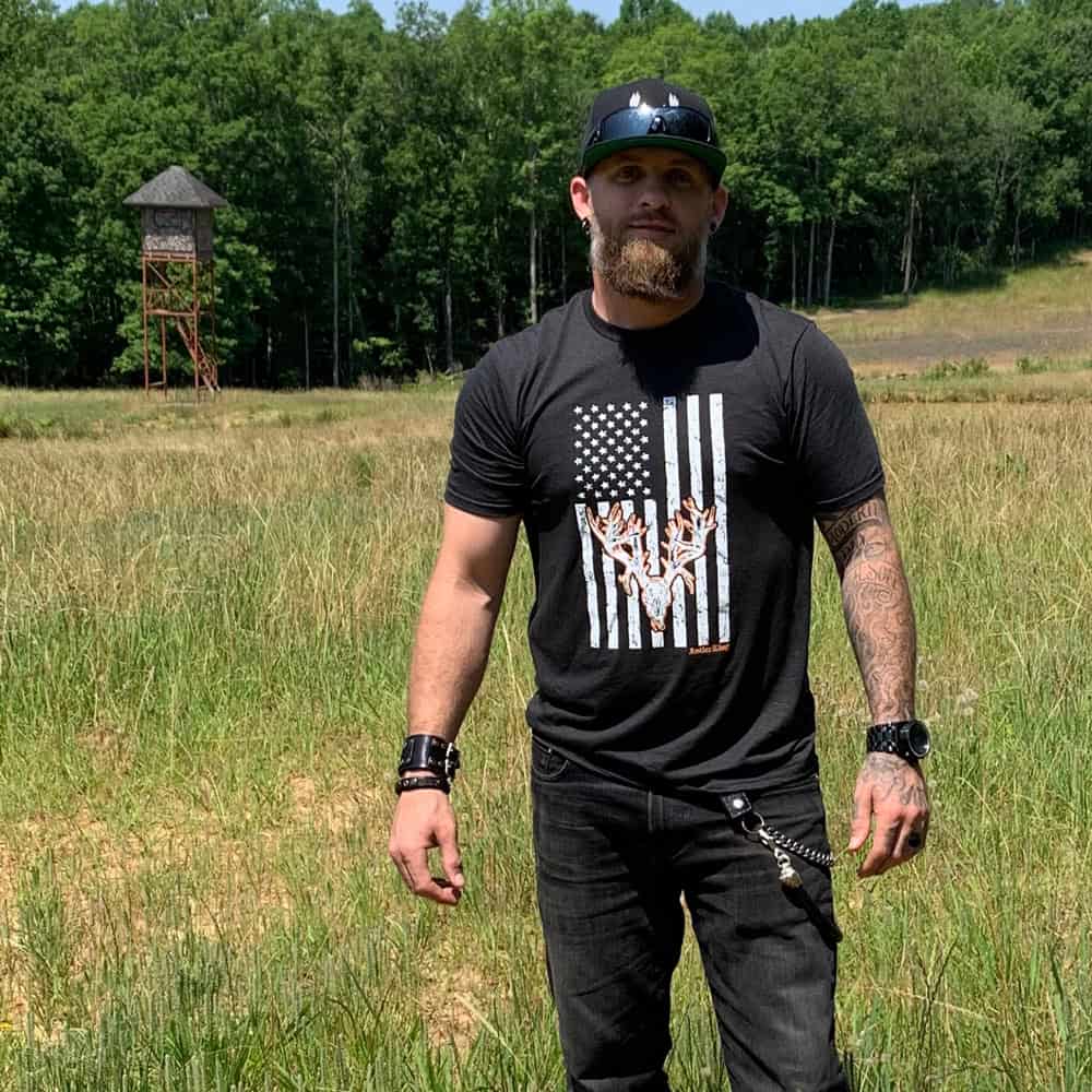 Antler King Brand God, Guns, & Freedom T-Shirt