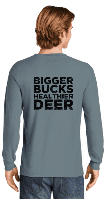 Antler King Gray Long-Sleeve T-Shirt