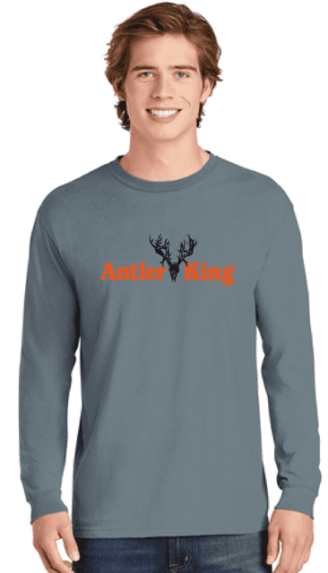 Antler King Gray Long-Sleeve T-Shirt